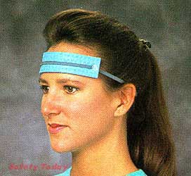 Sweatband Sponge, With Elastic Strap - Latex, Supported